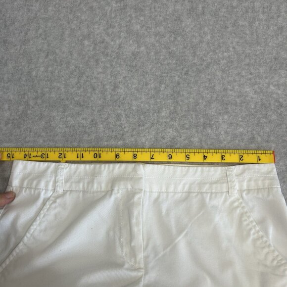 NEW YORK & COMPANY Pants Womens Size 0 Low Rise Taper Leg Stretch White - Picture 7 of 11